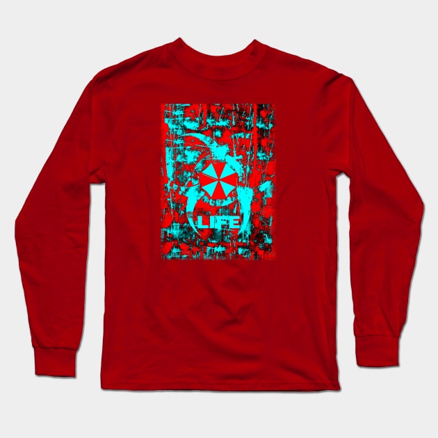 Life Resident Evil Biohazard p5 Long Sleeve T-Shirt by FasBytes